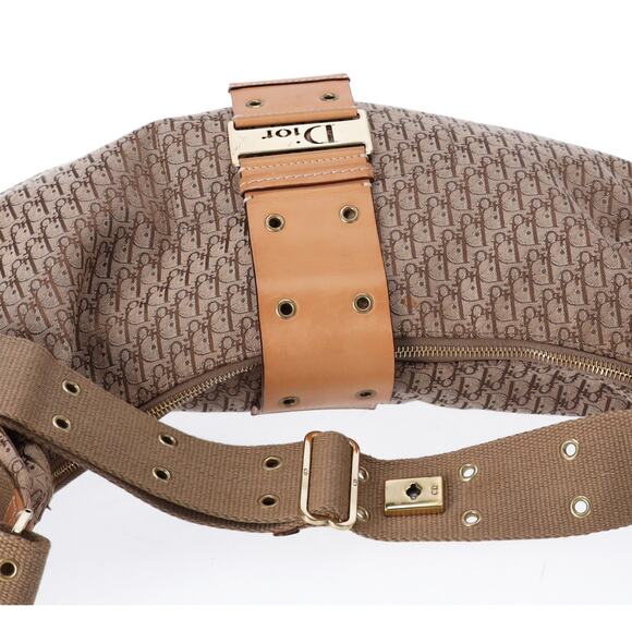 Christian Dior Trotteur Monogram Street Chic Hobo Beige - Picture 6 of 9